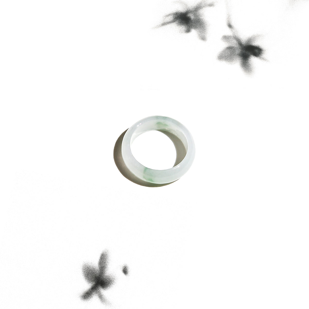 Born Once | "Tea Leaves" Mottled Jadeite Jade Ring