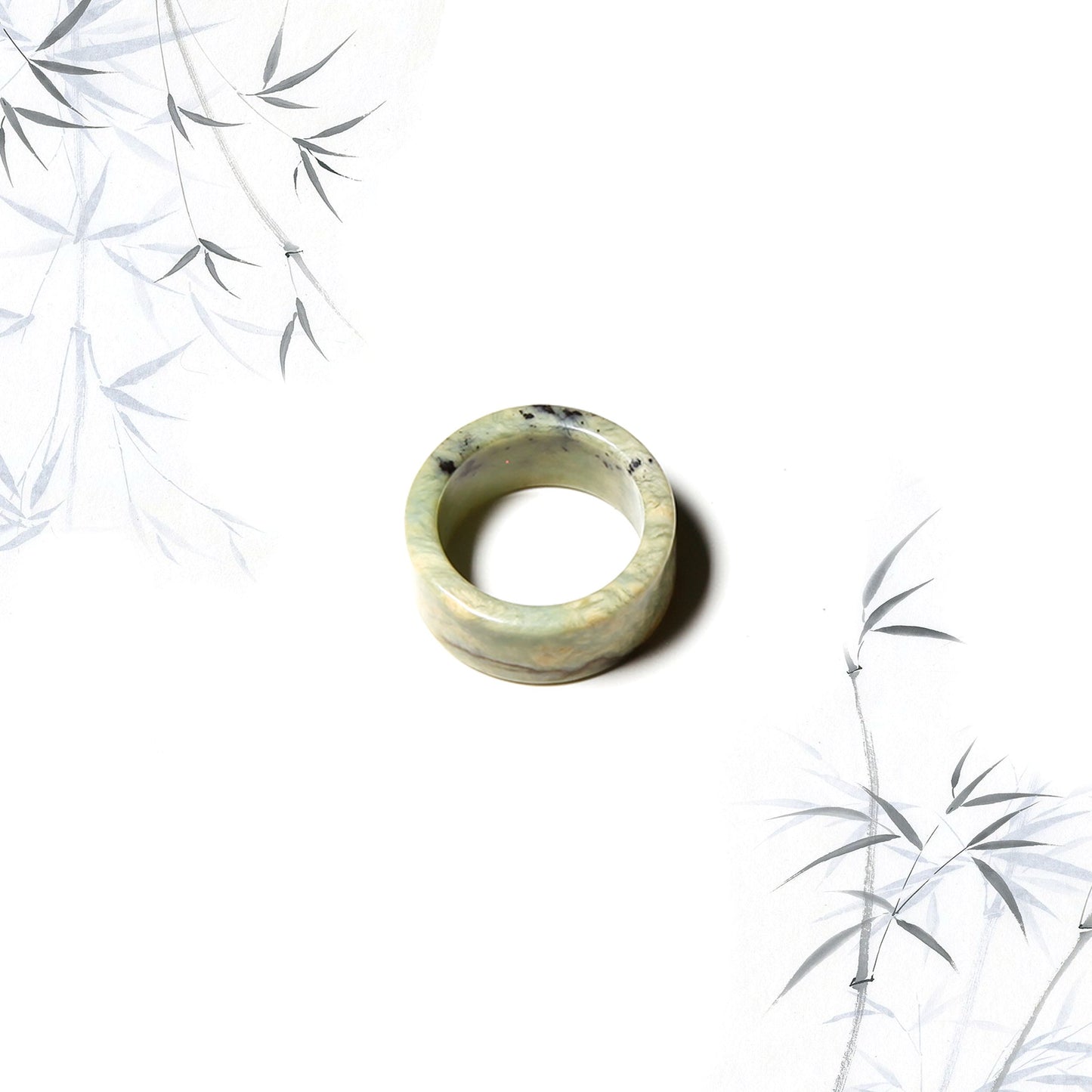 Born Once | "Untamed" Serpentine Jade Band Ring
