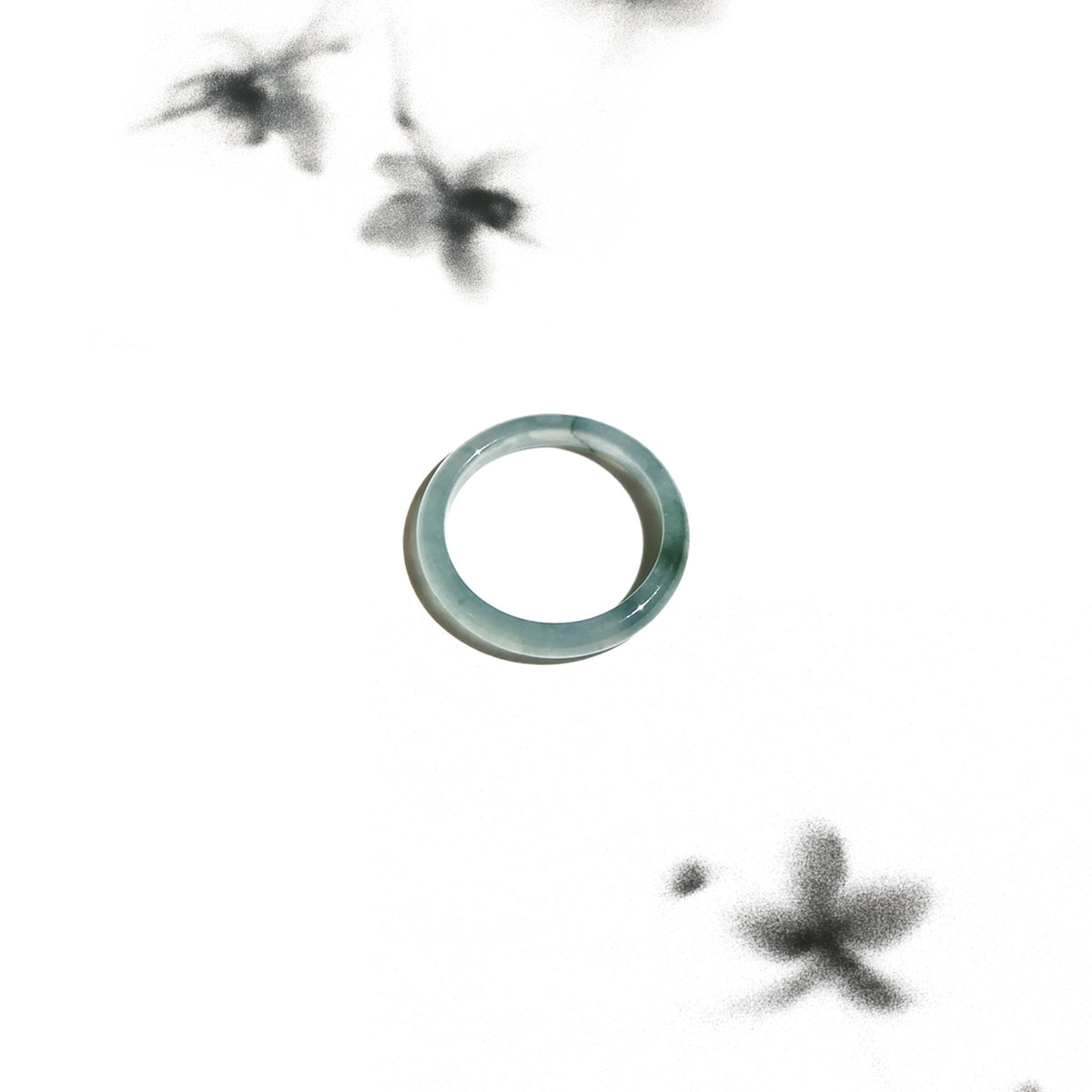 Born Once | Blue Water Jadeite Ring - Thin