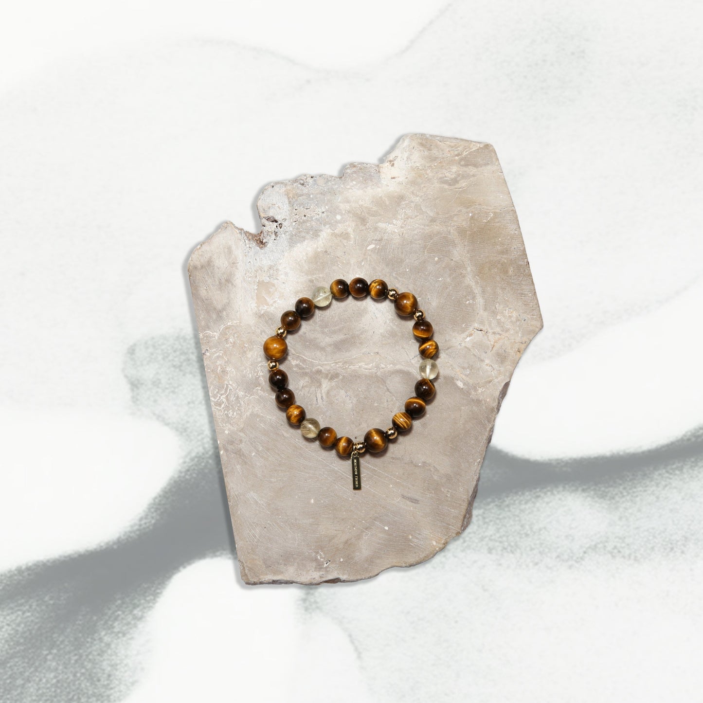 Earth's Vision Bracelet - Tiger's Eye Citrine Crystal