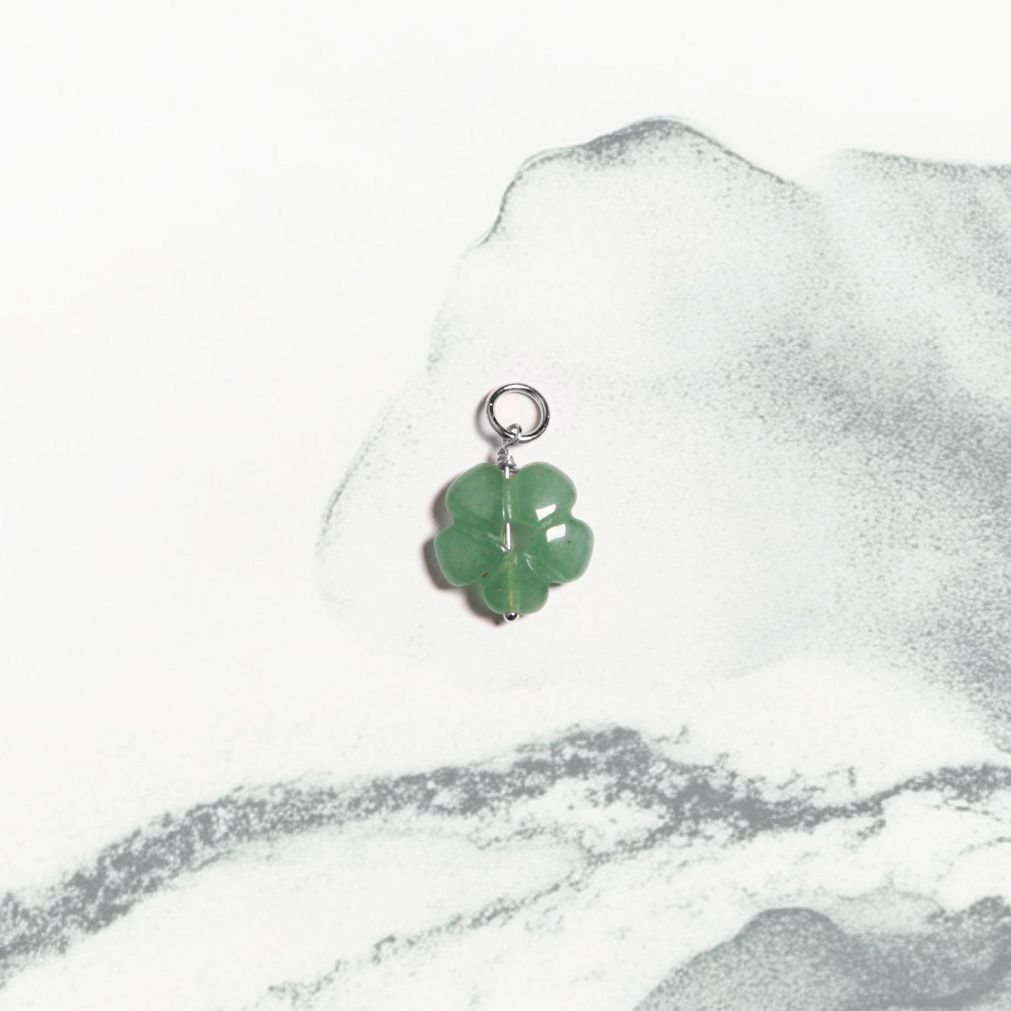 Plum Blossom - Jade Stone Charm