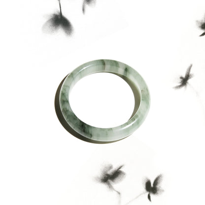 Born Once | "Hidden Stream" - Tianshan Jade Bangle Classic Round