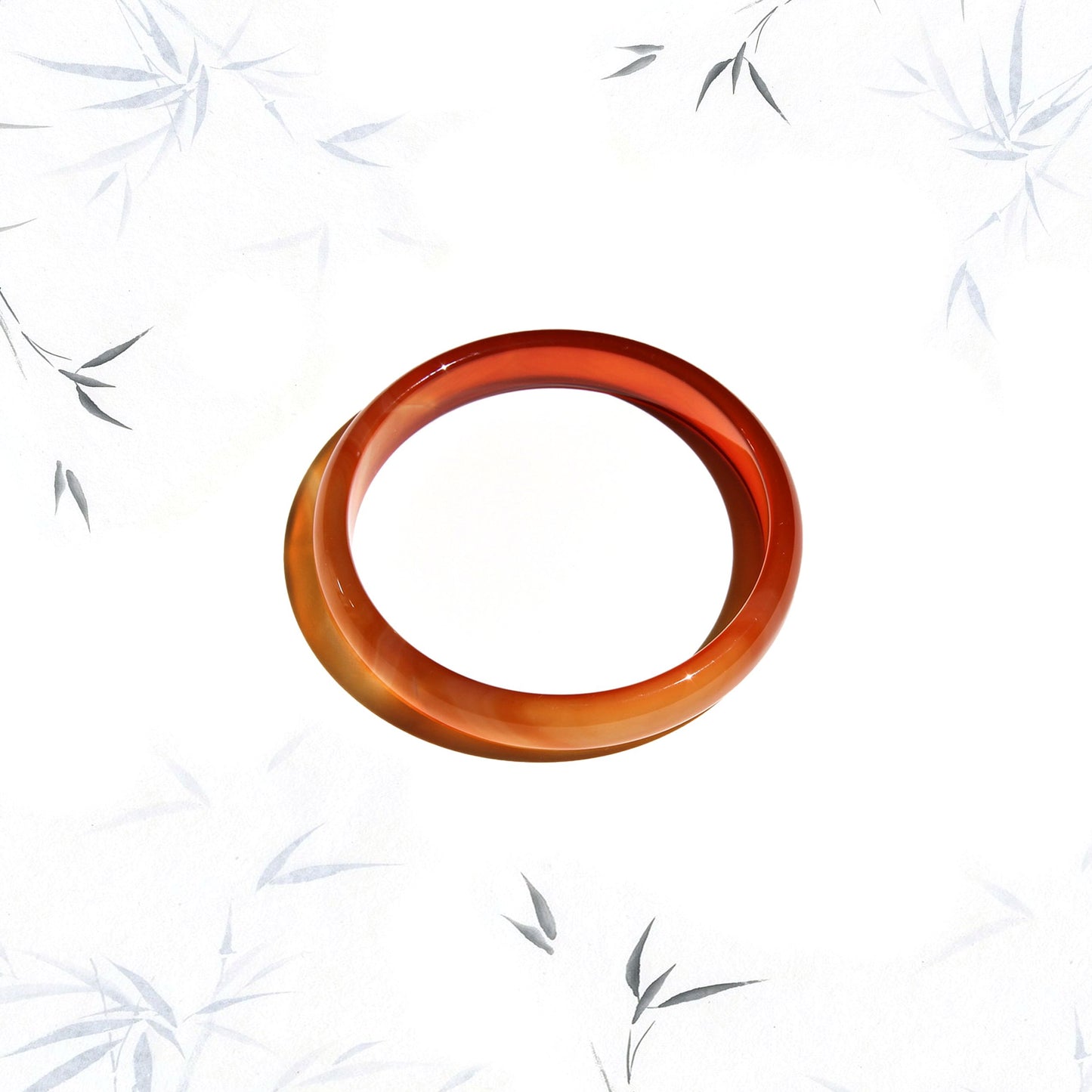 Born Once | "Rock Sugar" Carnelian Bangle Classic Round