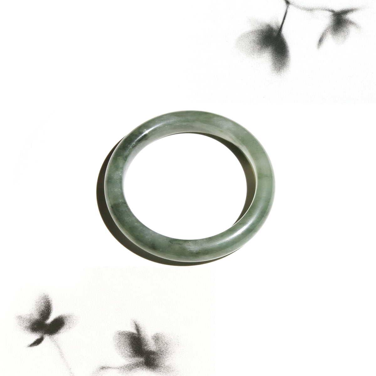 Born Once | "Celestial Mountain" - Tianshan Jade Bangle Classic Round