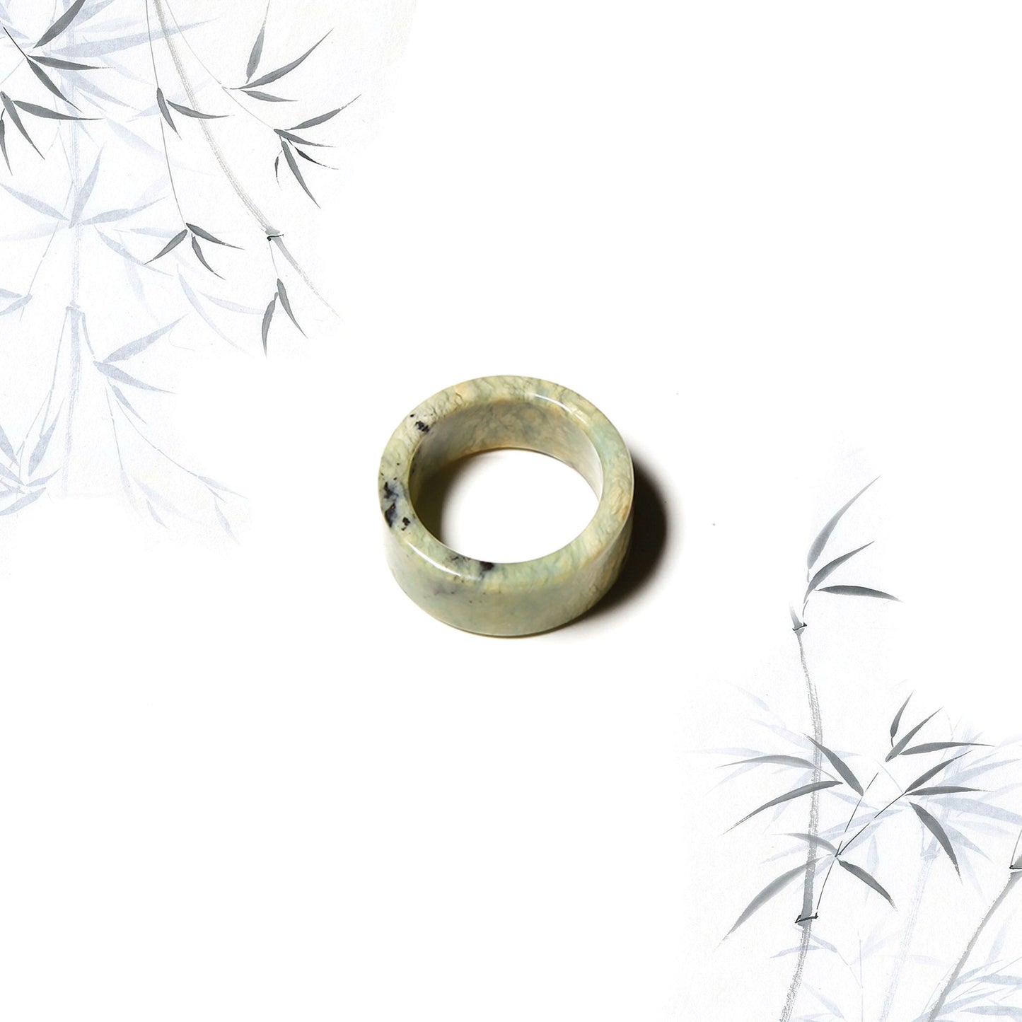 Born Once | "Untamed" Serpentine Jade Band Ring