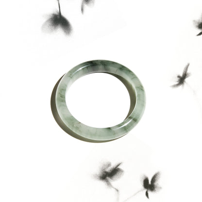 Born Once | "Hidden Stream" - Tianshan Jade Bangle Classic Round