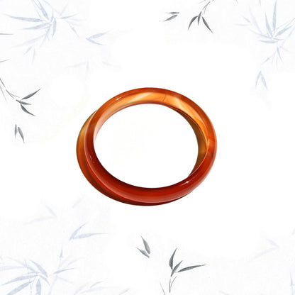 Born Once | "Rock Sugar" Carnelian Bangle Classic Round