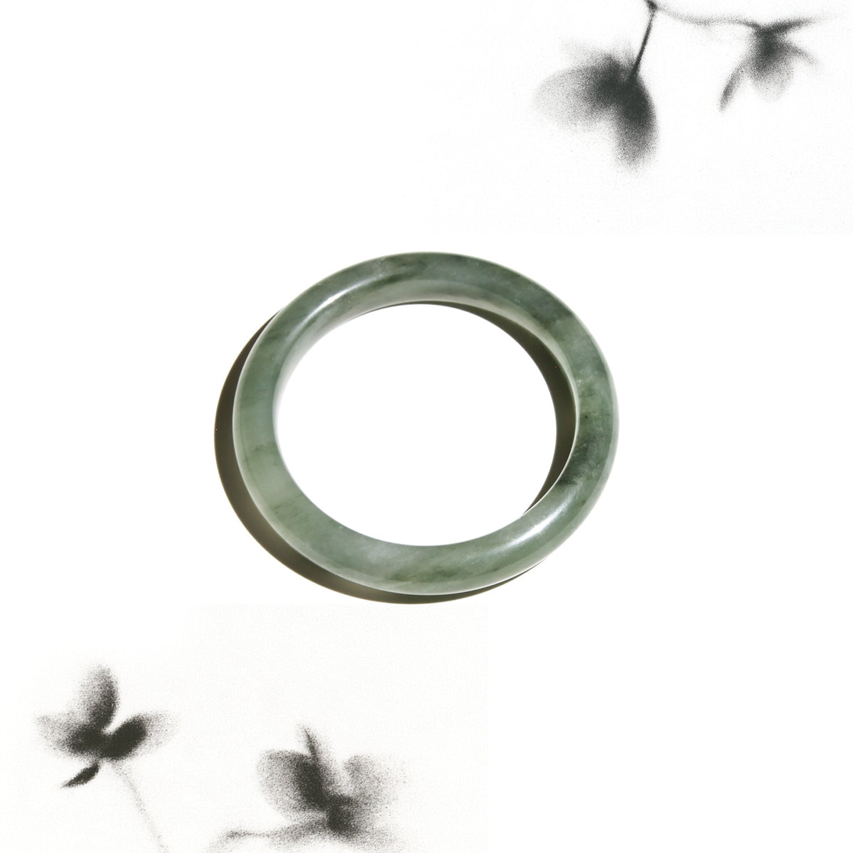 Born Once | "Celestial Mountain" - Tianshan Jade Bangle Classic Round