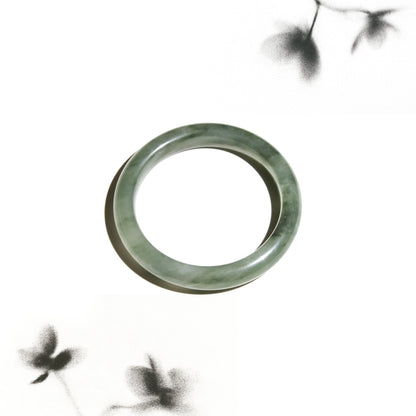 Born Once | "Celestial Mountain" - Tianshan Jade Bangle Classic Round