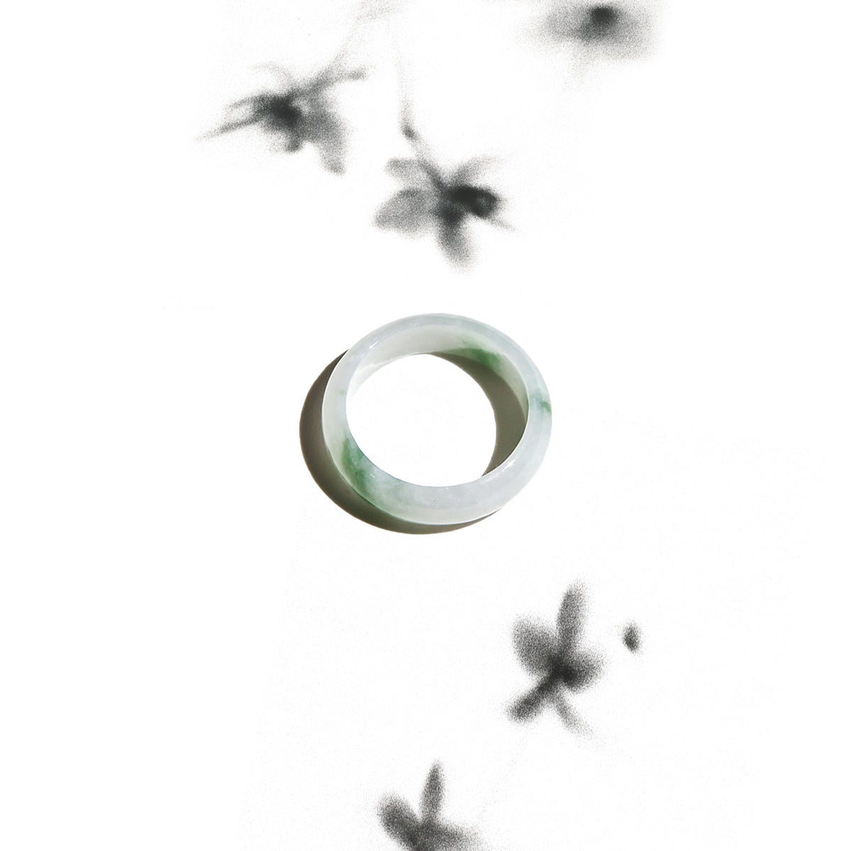 Born Once | "Sprig" Mottled Jadeite Jade Ring
