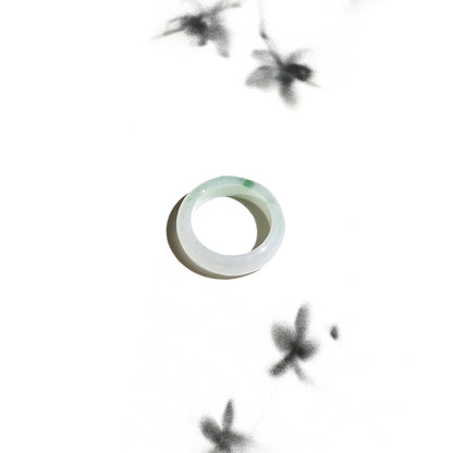 Born Once | "Emerald Touch" Mottled Jadeite Jade Ring