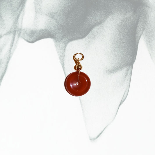 Ping An | Carnelian Peace Buckle Charm