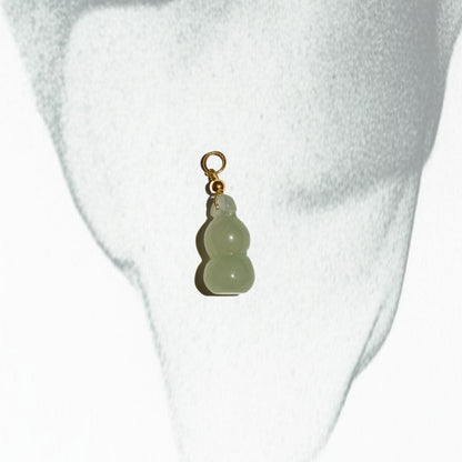Hu Lu Gourd - Serpentine Jade Charm