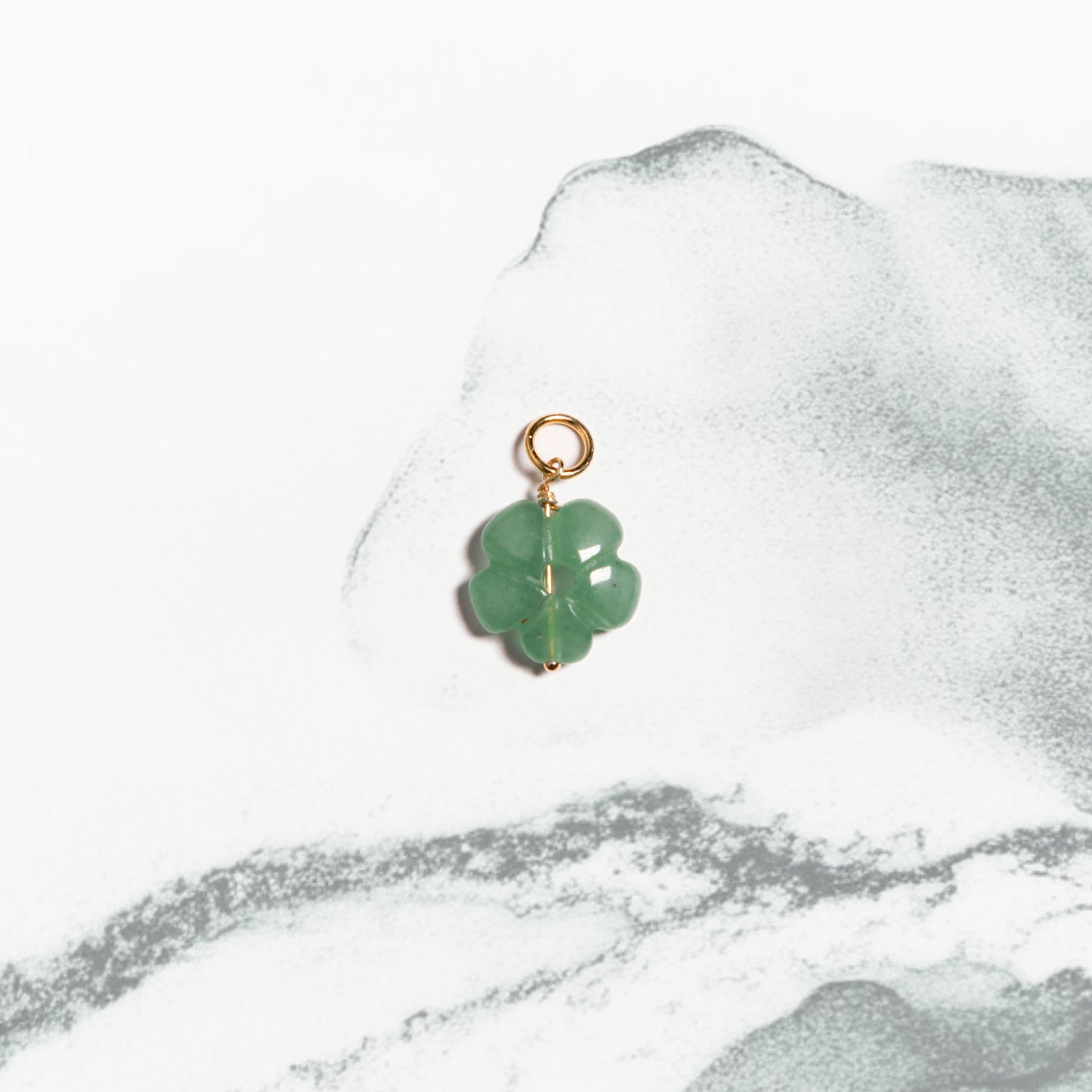 Plum Blossom - Jade Stone Charm