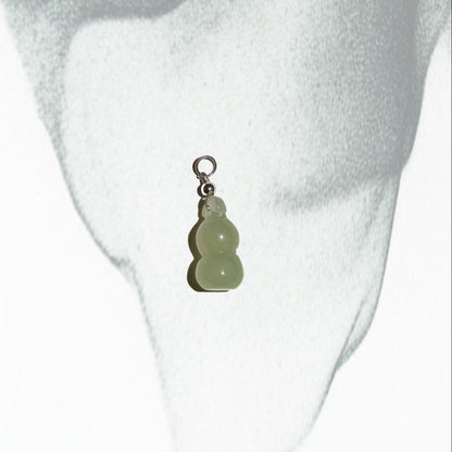 Hu Lu Gourd - Serpentine Jade Charm