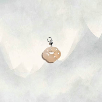 Yun | Honey Chalcedony Mini Cloud Lock Charm - Earth