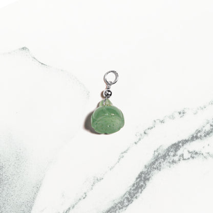 Lotus Pod - Jade Stone Charm