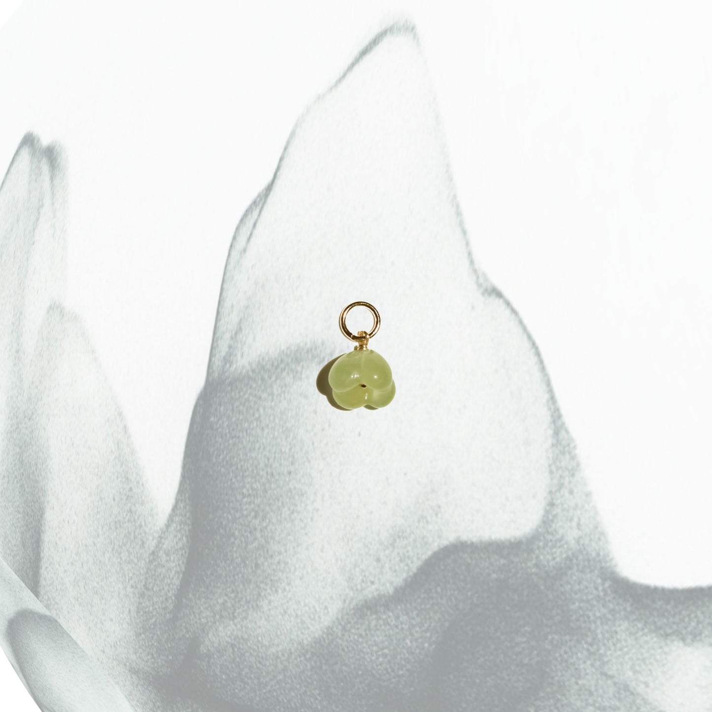 Osmanthus Flower - Serpentine Jade Charm