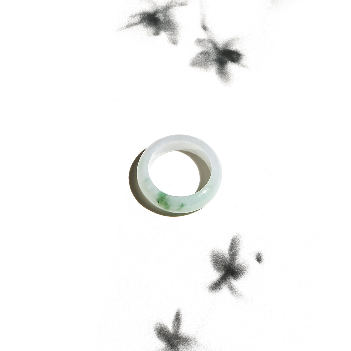Born Once | "Emerald Touch" Mottled Jadeite Jade Ring