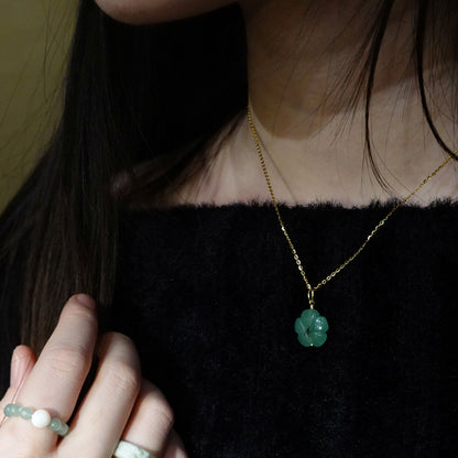 Plum Blossom - Jade Stone Charm