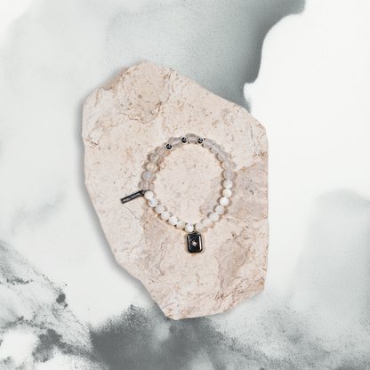 Pure Lumina Bracelet Mother of Pearl White Jade