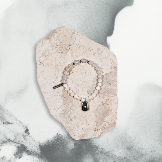 Pure Lumina Bracelet Mother of Pearl White Jade