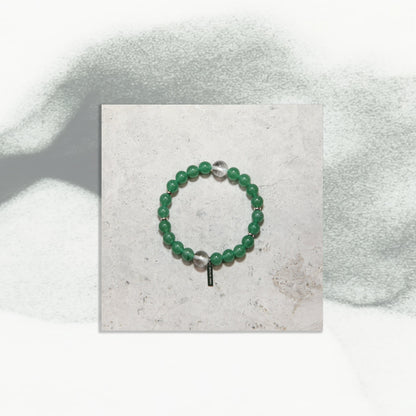 Spring Verse Bracelet - Aventurine Clear Quartz
