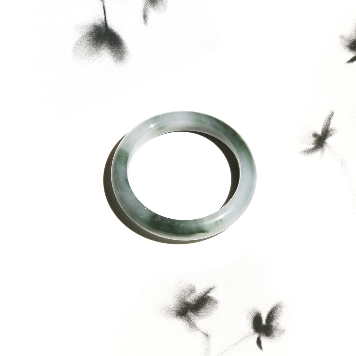 Born Once | "Clearing" - Tianshan Jade Bangle Classic Round