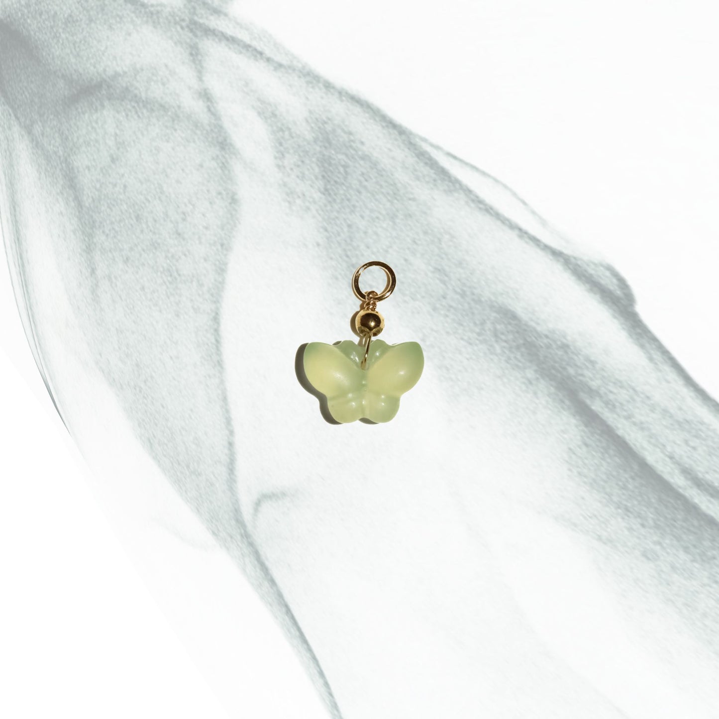 Kaiser Butterfly - Serpentine Jade Charm
