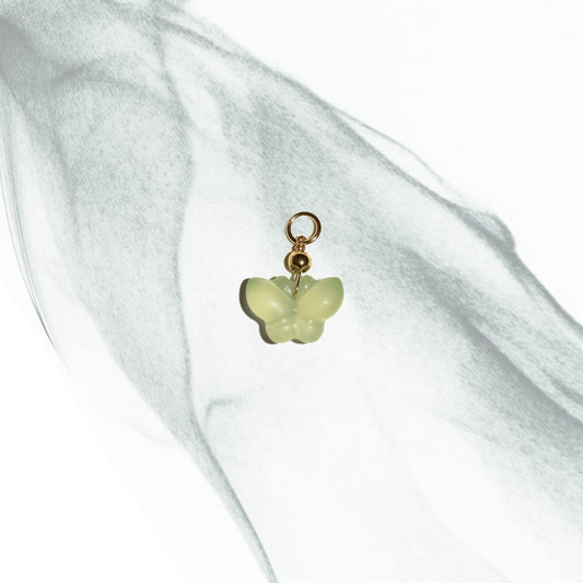 Kaiser Butterfly - Serpentine Jade Charm