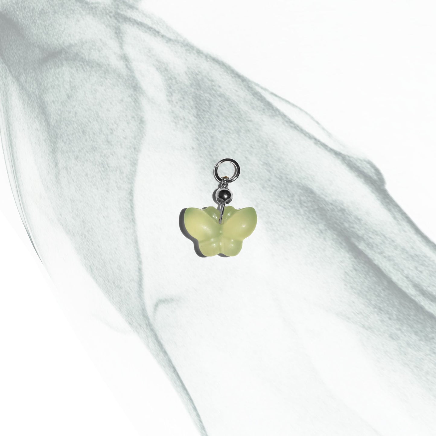 Kaiser Butterfly - Serpentine Jade Charm
