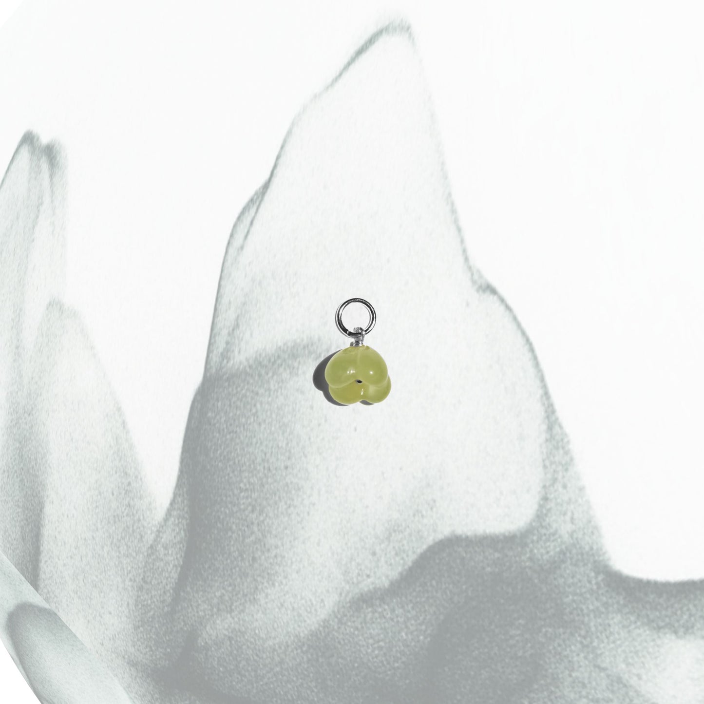 Osmanthus Flower - Serpentine Jade Charm