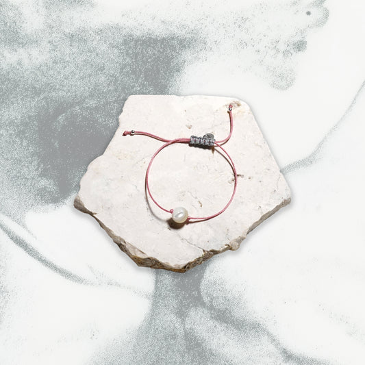 Threads Le Destin | Mother of Pearl Cord Bracelet - Serenity