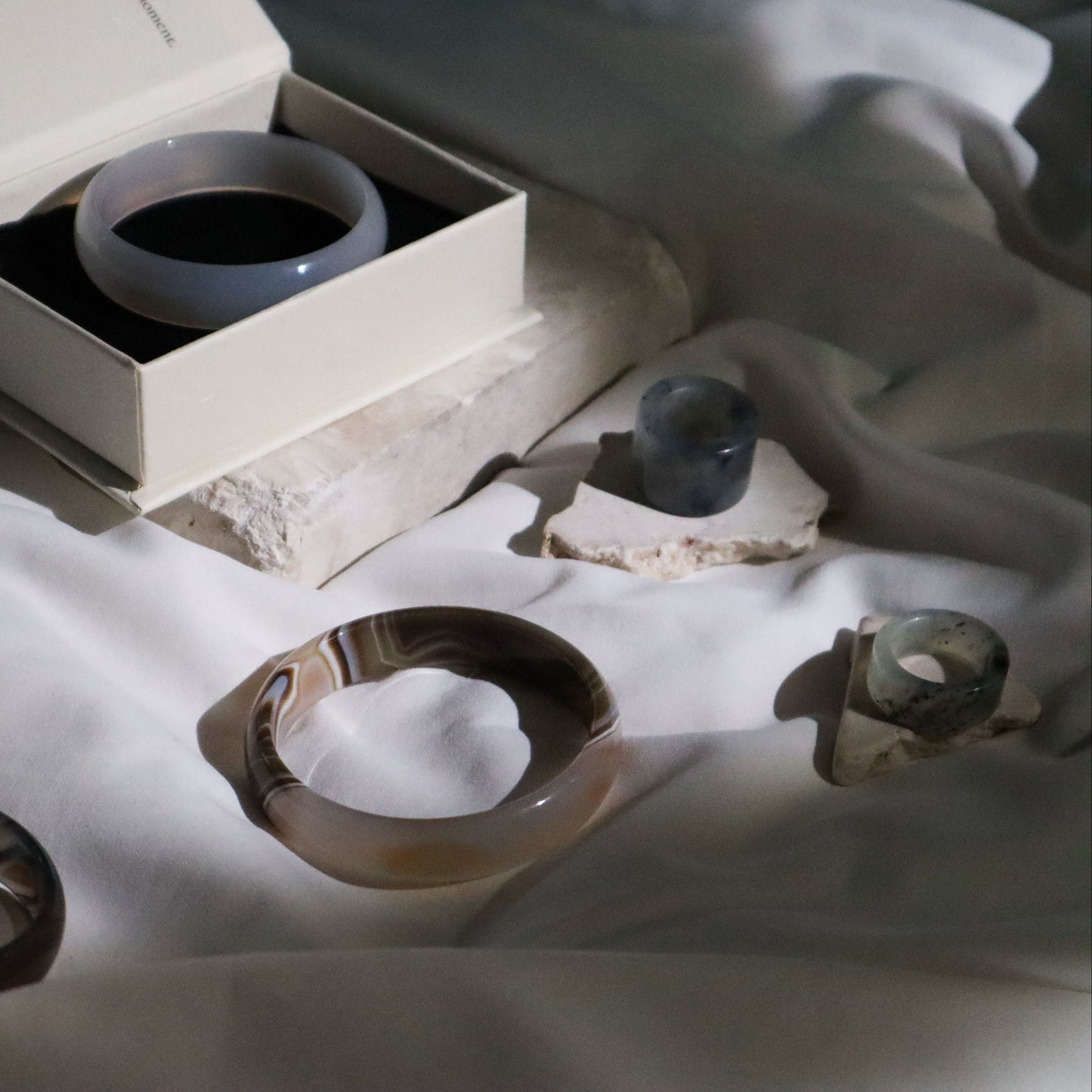 Born Once | "Riverbed" Serpentine Jade Band Ring