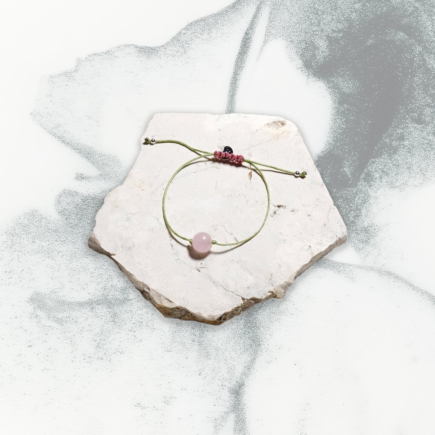Threads Le Destin | Rose Quartz Cord Bracelet - Love