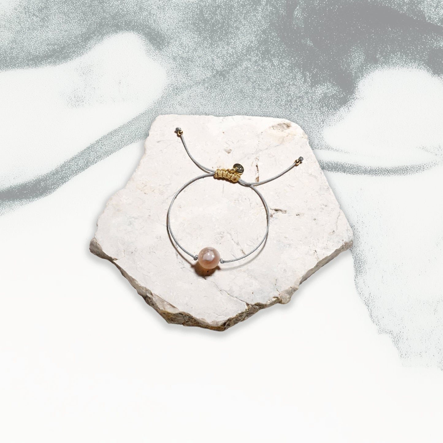 Threads Le Destin | Sakura Agate Cord Bracelet - Bloom