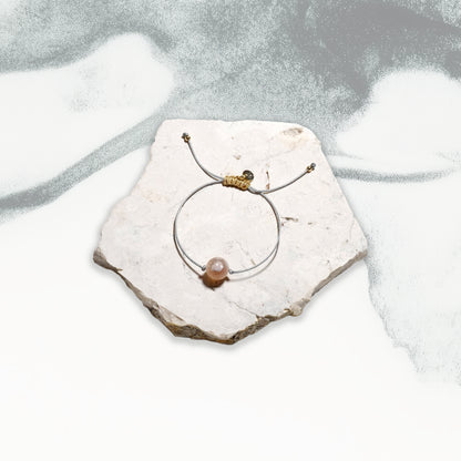 Threads Le Destin | Sakura Agate Cord Bracelet - Bloom
