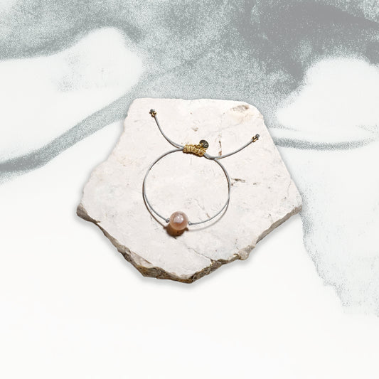 Threads Le Destin | Sakura Agate Cord Bracelet - Bloom