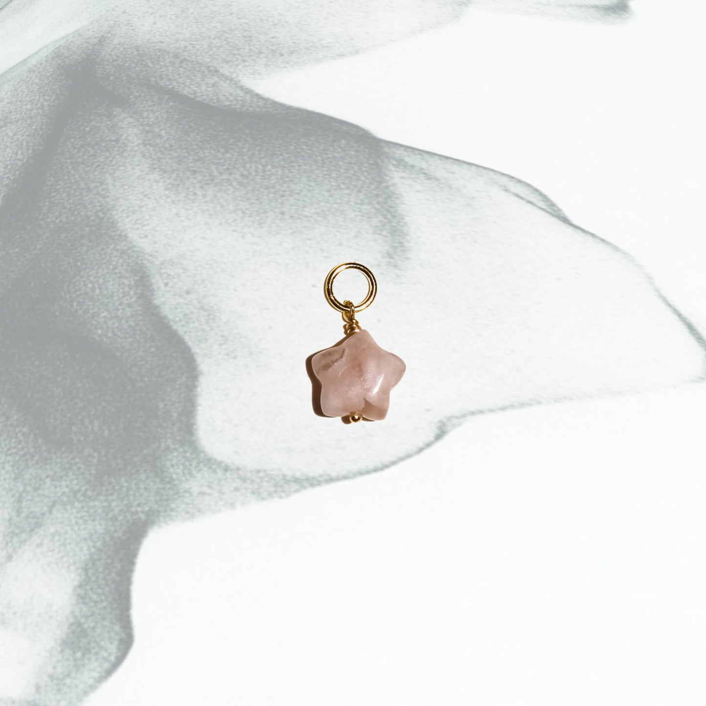 Little Star - Sakura Agate Charm