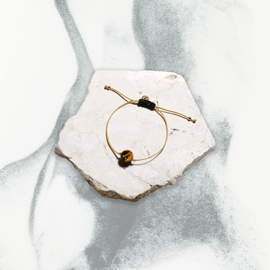 Threads Le Destin | Tiger's Eye Cord Bracelet - Confidence